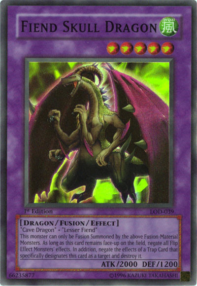 Fiend Skull Dragon [LOD-039] Super Rare | Gear Gaming Bentonville