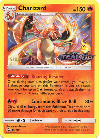 Charizard (SM158) (Staff) [Sun & Moon: Black Star Promos] | Gear Gaming Bentonville