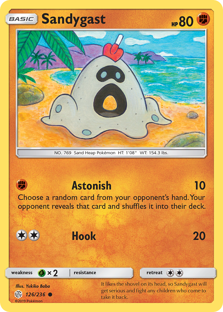 Sandygast (126/236) [Sun & Moon: Cosmic Eclipse] | Gear Gaming Bentonville