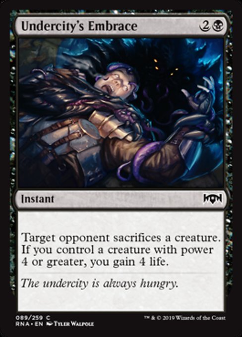 Undercity's Embrace [Ravnica Allegiance] | Gear Gaming Bentonville