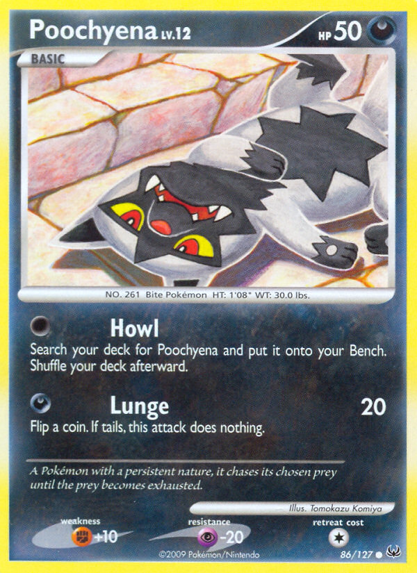 Poochyena (86/127) [Platinum: Base Set] | Gear Gaming Bentonville