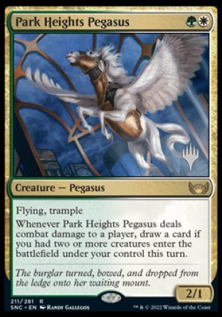 Park Heights Pegasus (Promo Pack) [Streets of New Capenna Promos] | Gear Gaming Bentonville