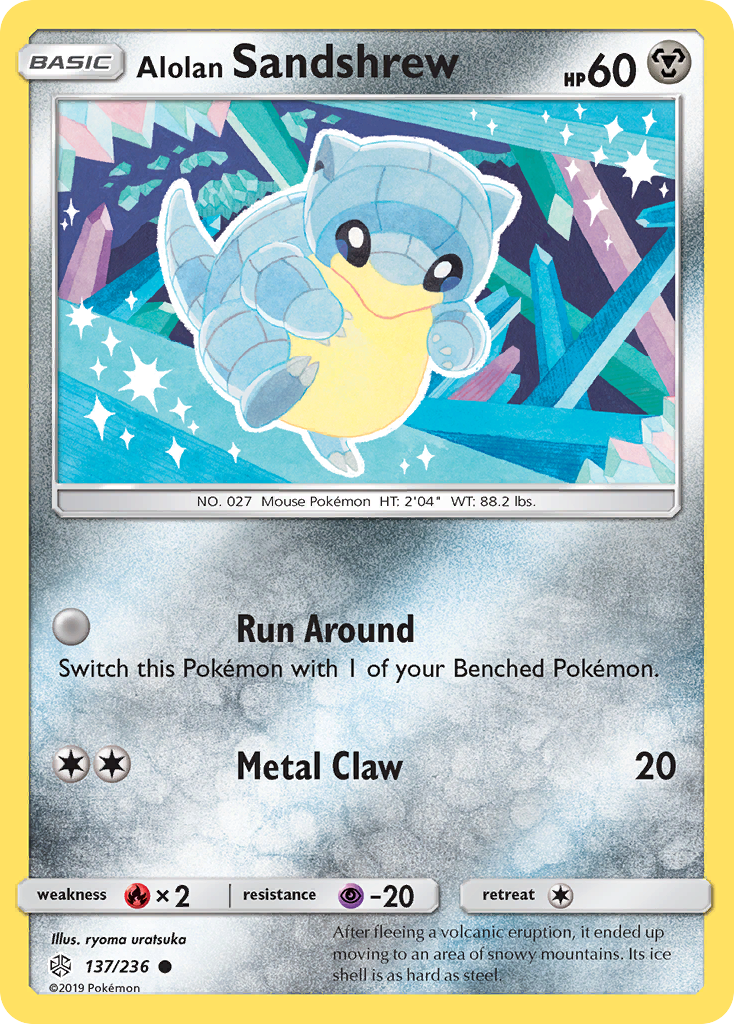 Alolan Sandshrew (137/236) [Sun & Moon: Cosmic Eclipse] | Gear Gaming Bentonville