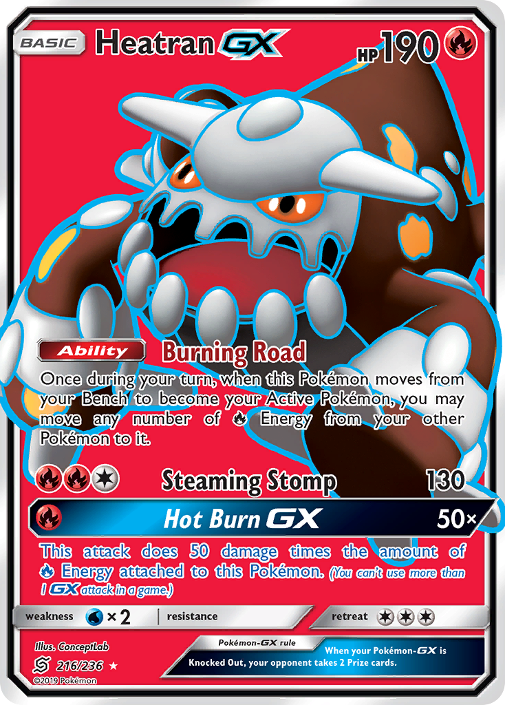 Heatran GX (216/236) [Sun & Moon: Unified Minds] | Gear Gaming Bentonville