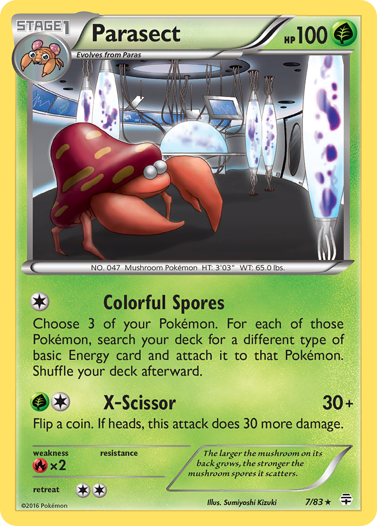 Parasect (7/83) [XY: Generations] | Gear Gaming Bentonville