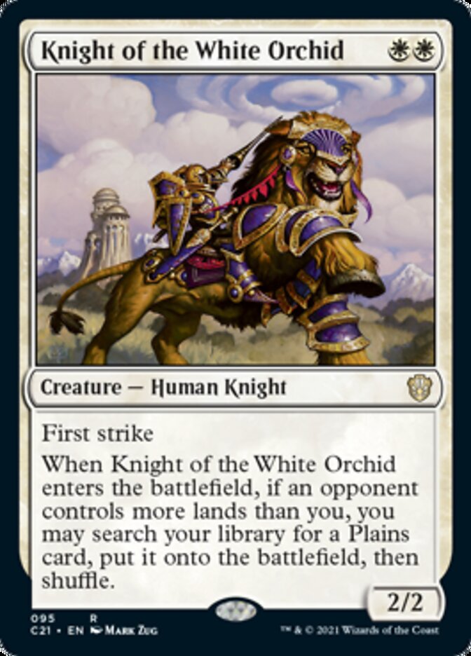 Knight of the White Orchid [Commander 2021] | Gear Gaming Bentonville