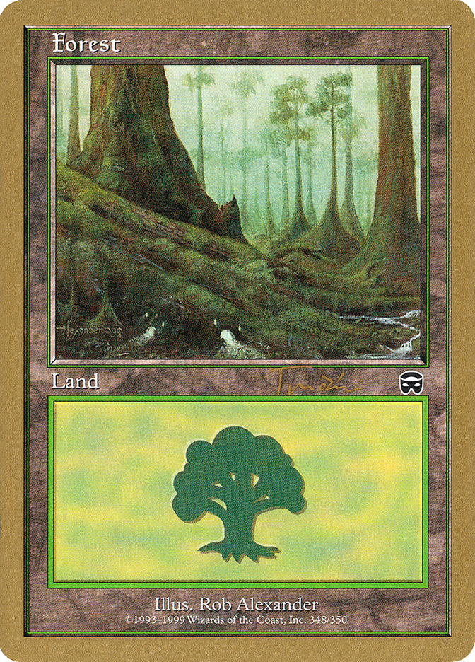 Forest (jt348) (Jan Tomcani) [World Championship Decks 2001] | Gear Gaming Bentonville