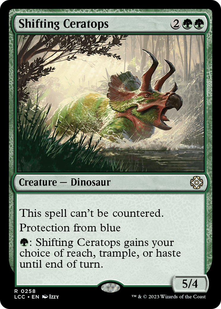 Shifting Ceratops [The Lost Caverns of Ixalan Commander] | Gear Gaming Bentonville