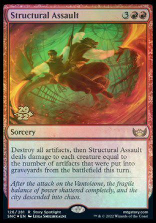 Structural Assault [Streets of New Capenna Prerelease Promos] | Gear Gaming Bentonville
