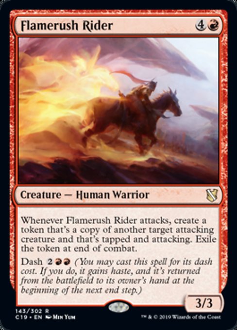 Flamerush Rider [Commander 2019] | Gear Gaming Bentonville