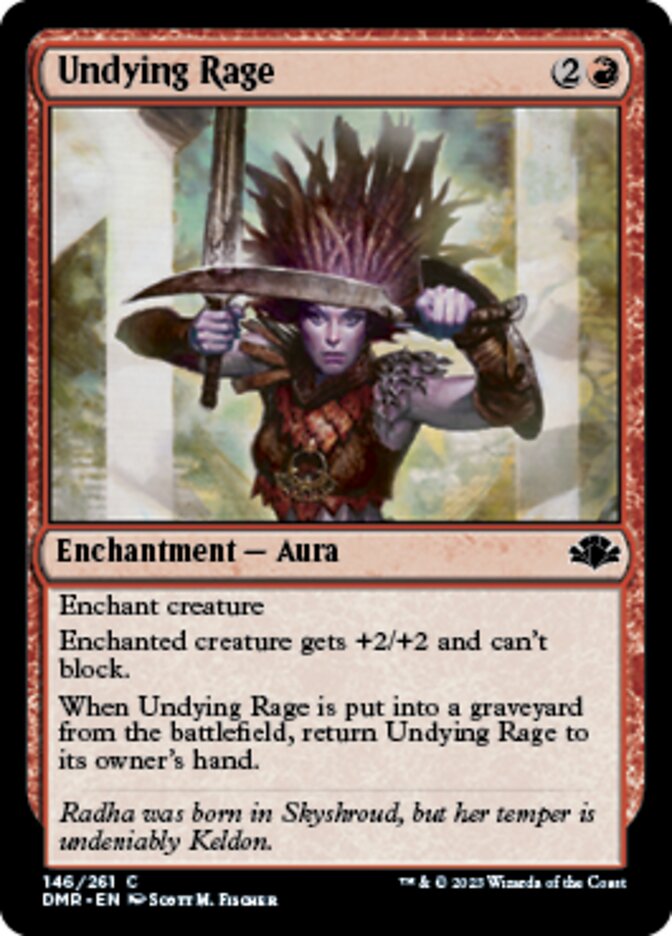 Undying Rage [Dominaria Remastered] | Gear Gaming Bentonville