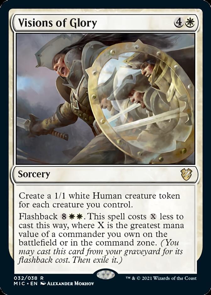 Visions of Glory [Innistrad: Midnight Hunt Commander] | Gear Gaming Bentonville