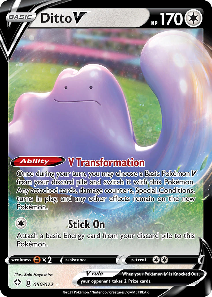 Ditto V (050/072) [Sword & Shield: Shining Fates] | Gear Gaming Bentonville