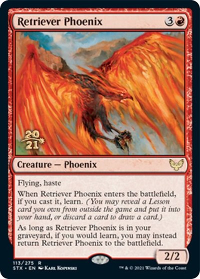 Retriever Phoenix [Strixhaven: School of Mages Prerelease Promos] | Gear Gaming Bentonville