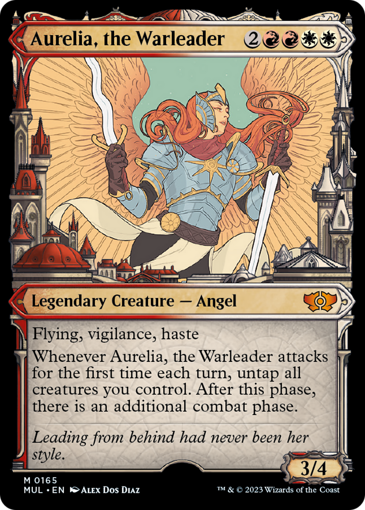 Aurelia, the Warleader (Halo Foil) [Multiverse Legends] | Gear Gaming Bentonville