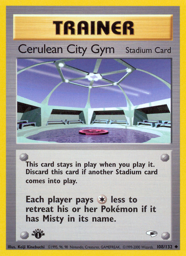 Cerulean City Gym (108/132) [Gym Heroes 1st Edition] | Gear Gaming Bentonville