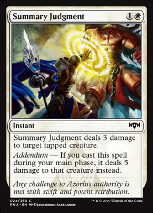 Summary Judgment [Ravnica Allegiance] | Gear Gaming Bentonville