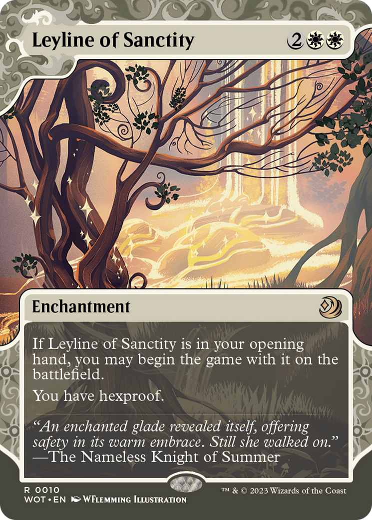 Leyline of Sanctity [Wilds of Eldraine: Enchanting Tales] | Gear Gaming Bentonville