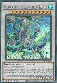 Trishula, Zero Dragon of the Ice Barrier [SDFC-EN041] Ultra Rare | Gear Gaming Bentonville