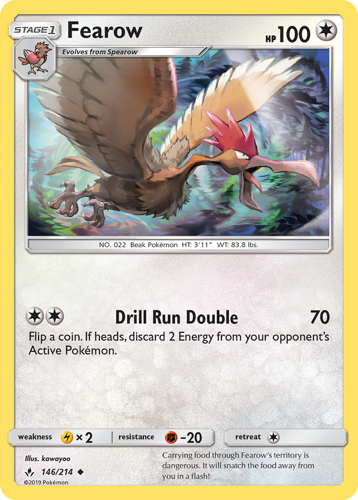 Fearow (146/214) [Sun & Moon: Unbroken Bonds] | Gear Gaming Bentonville