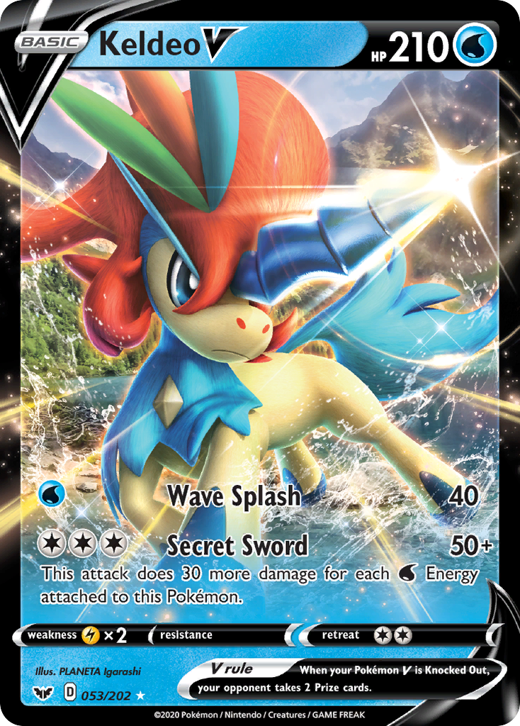 Keldeo V (053/202) [Sword & Shield: Base Set] | Gear Gaming Bentonville