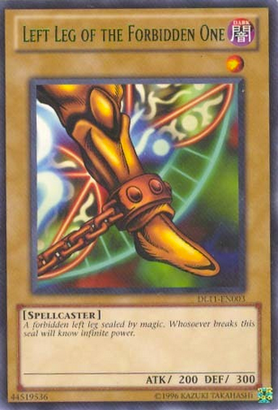 Left Leg of the Forbidden One (Green) [DL11-EN003] Rare | Gear Gaming Bentonville