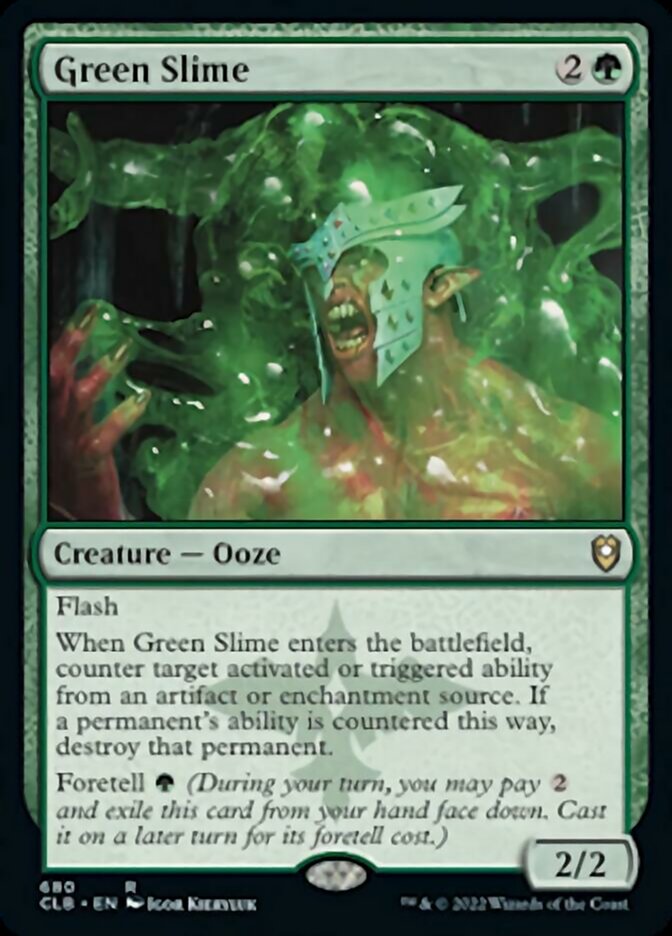 Green Slime [Commander Legends: Battle for Baldur's Gate] | Gear Gaming Bentonville