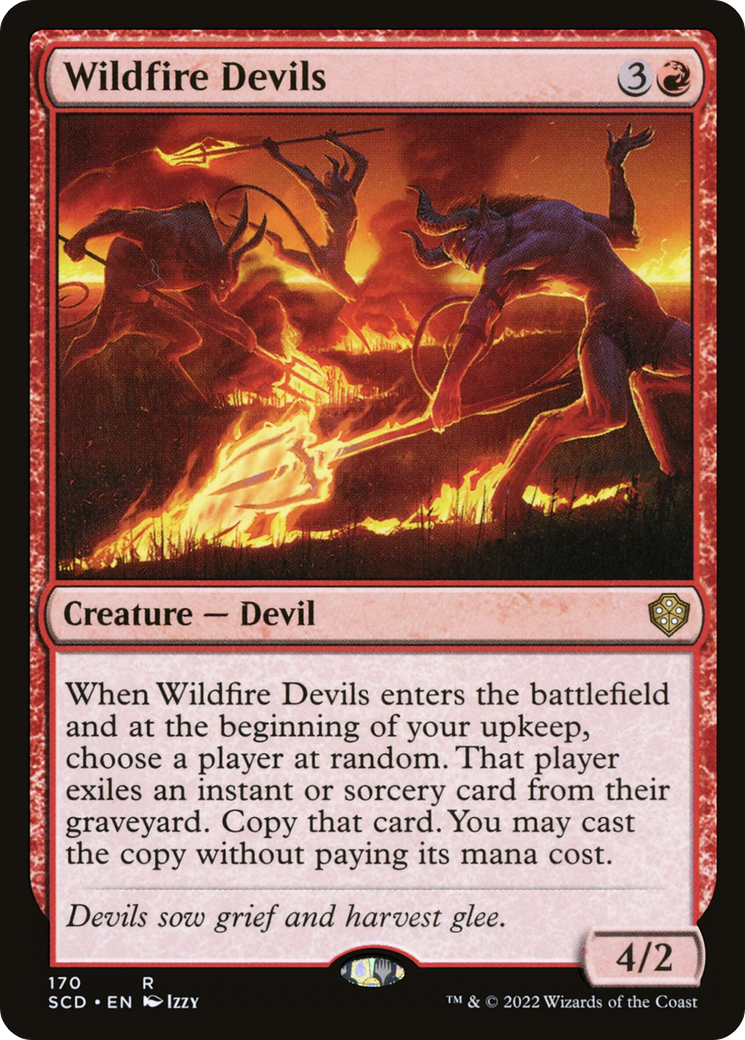 Wildfire Devils [Starter Commander Decks] | Gear Gaming Bentonville