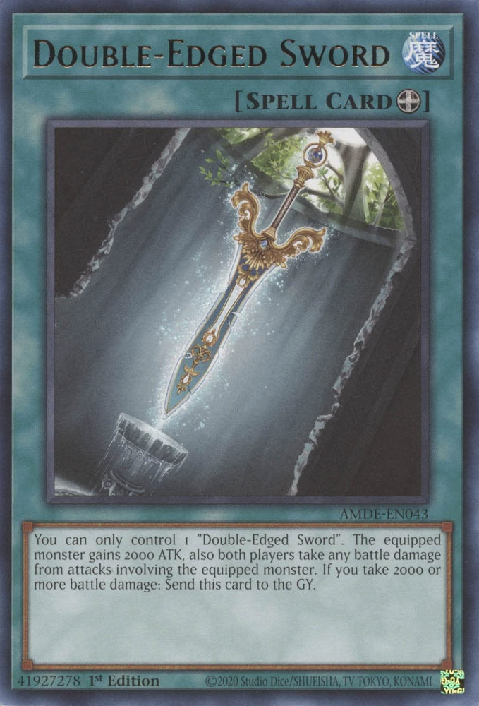 Double-Edged Sword [AMDE-EN043] Rare | Gear Gaming Bentonville