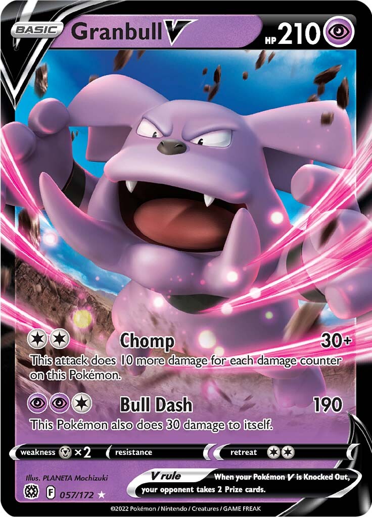 Granbull V (057/172) [Sword & Shield: Brilliant Stars] | Gear Gaming Bentonville