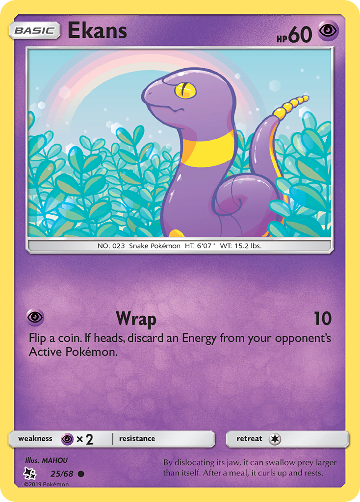 Ekans (25/68) [Sun & Moon: Hidden Fates] | Gear Gaming Bentonville