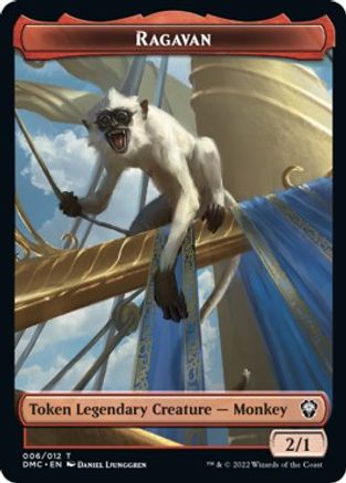 Ragavan // Treasure Double-sided Token [Dominaria United Commander Tokens] | Gear Gaming Bentonville