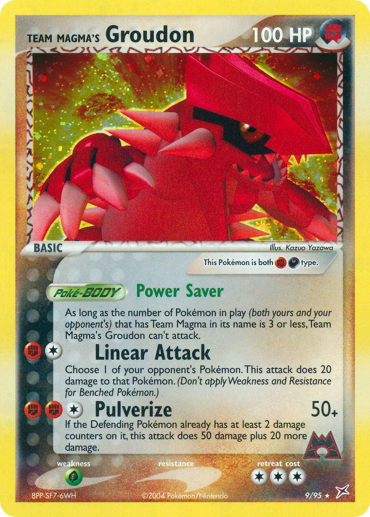 Team Magma's Groudon (9/95) (Theme Deck Exclusive) [EX: Team Magma vs Team Aqua] | Gear Gaming Bentonville