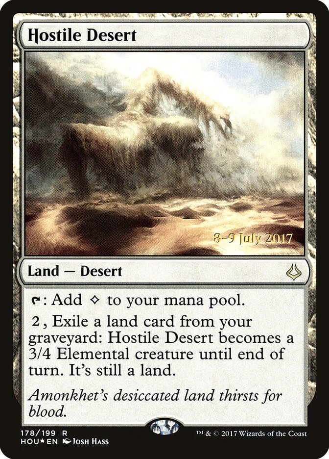 Hostile Desert  [Hour of Devastation Prerelease Promos] | Gear Gaming Bentonville