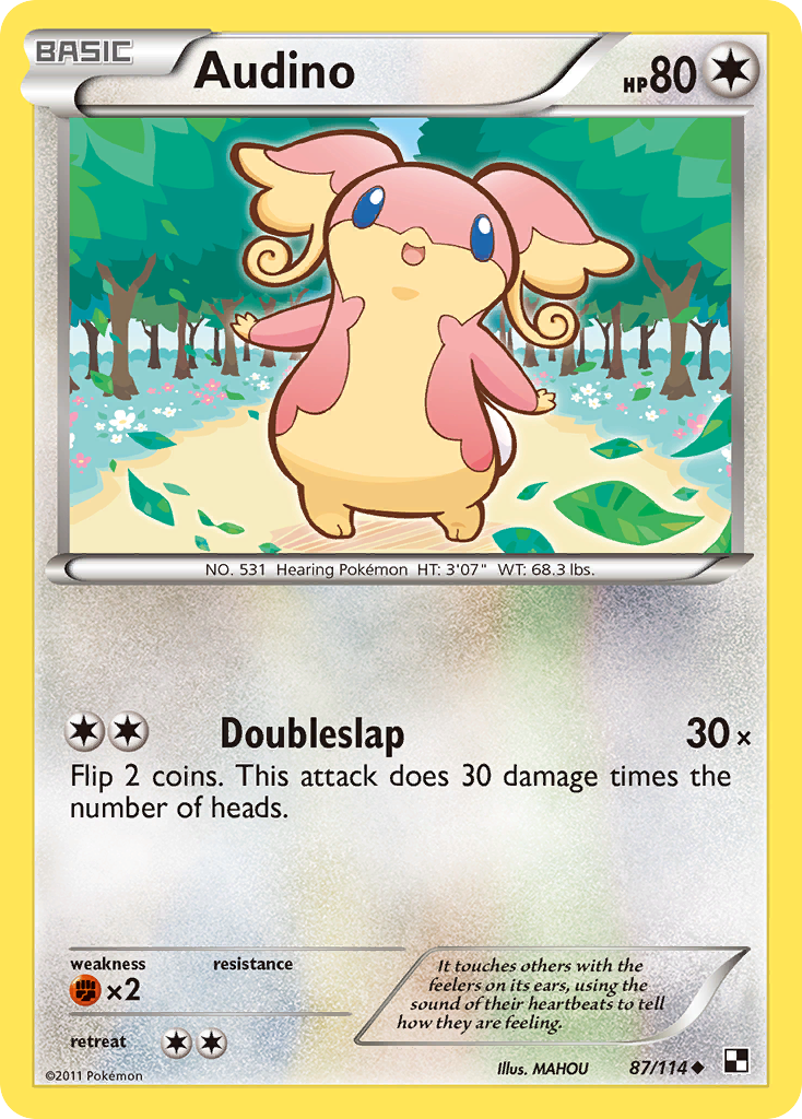 Audino (87/114) [Black & White: Base Set] | Gear Gaming Bentonville