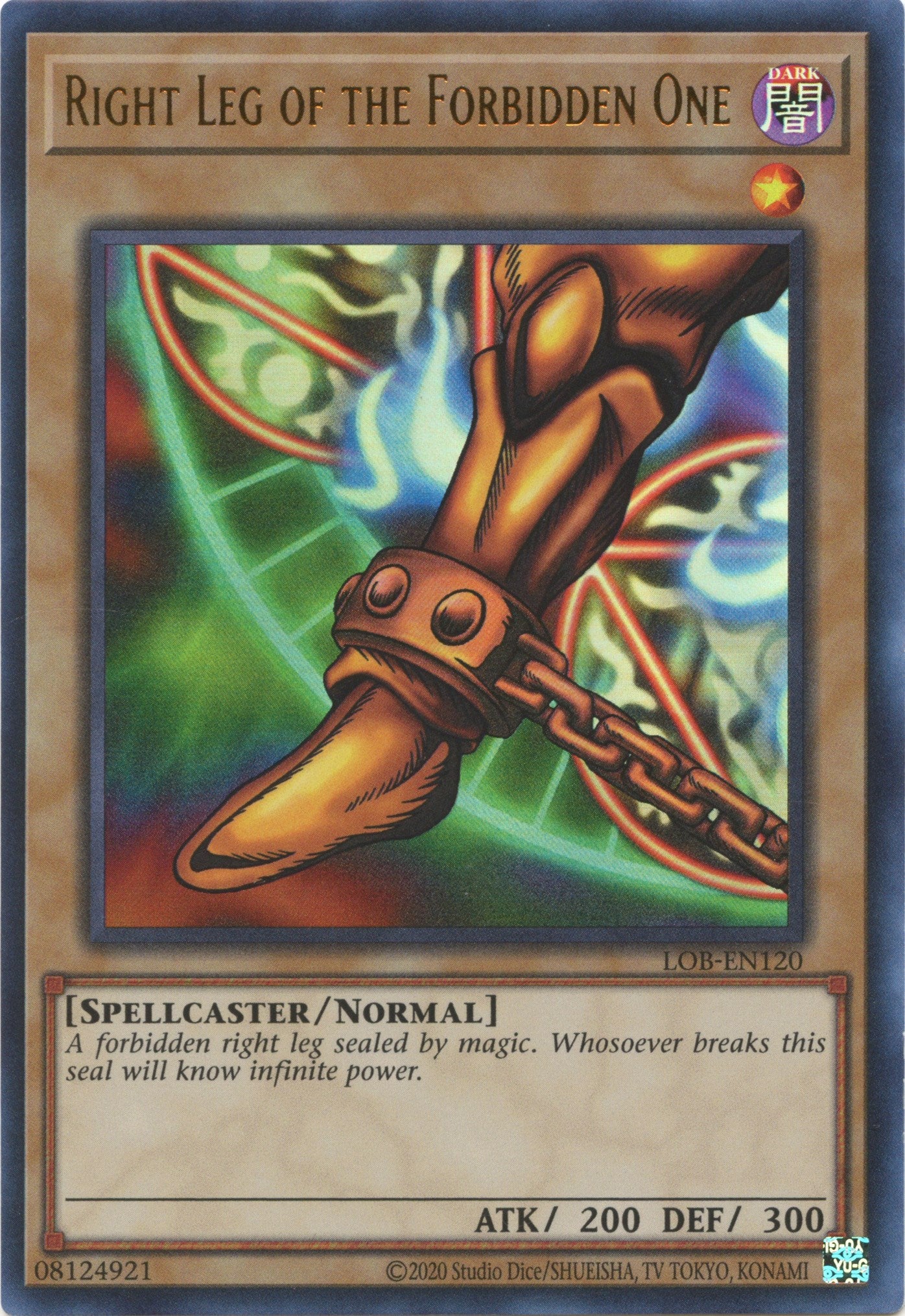 Right Leg of the Forbidden One (25th Anniversary) [LOB-EN120] Ultra Rare | Gear Gaming Bentonville