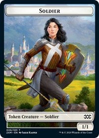 Soldier // Squirrel Double-sided Token [Double Masters Tokens] | Gear Gaming Bentonville