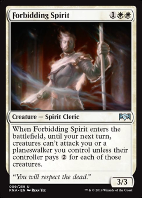 Forbidding Spirit [Ravnica Allegiance] | Gear Gaming Bentonville