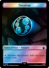 Alien Angel // Treasure (0063) Double-Sided Token (Surge Foil) [Doctor Who Tokens] | Gear Gaming Bentonville