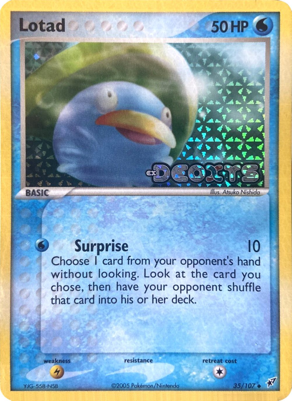 Lotad (35/107) (Stamped) [EX: Deoxys] | Gear Gaming Bentonville