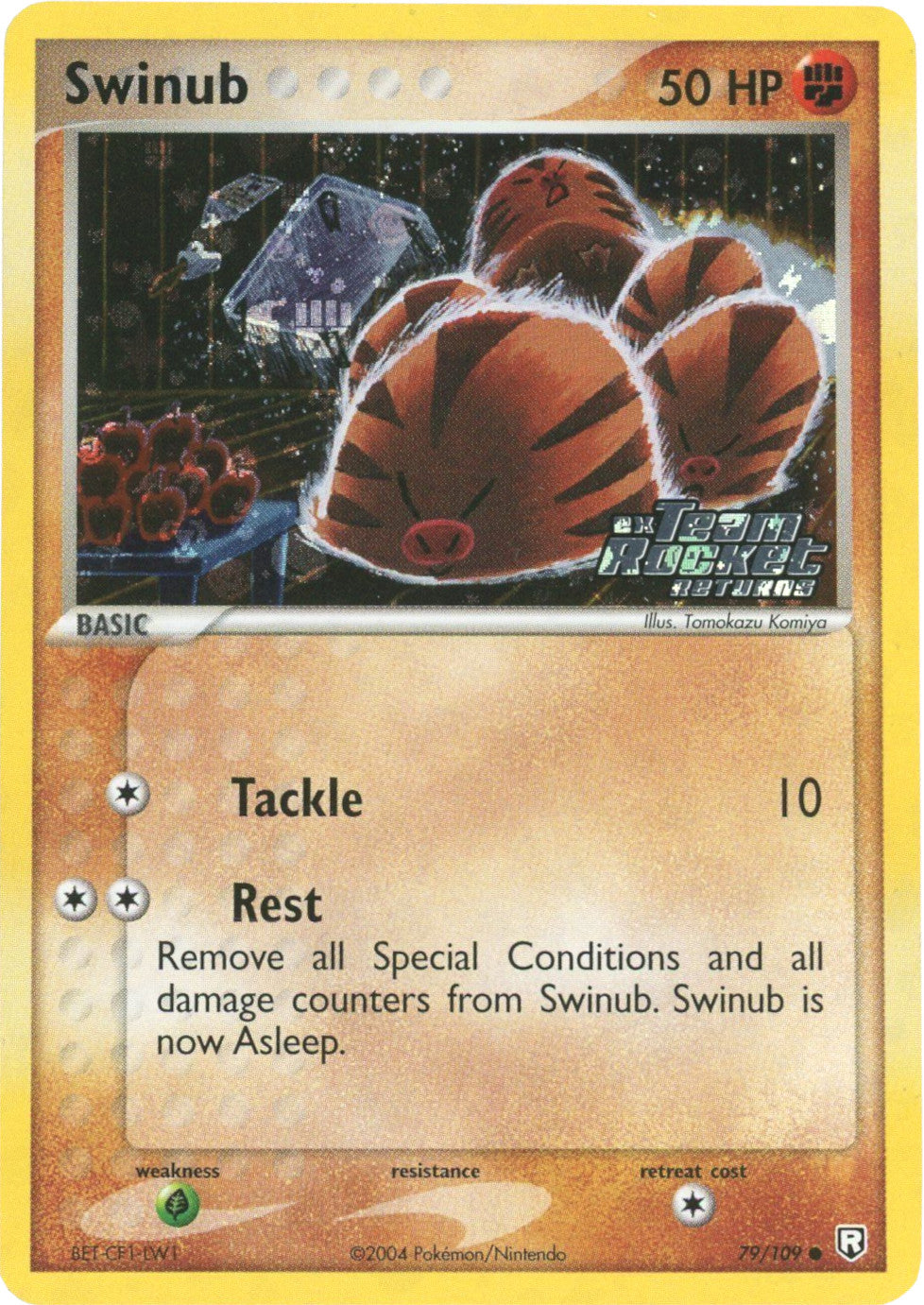 Swinub (79/109) (Stamped) [EX: Team Rocket Returns] | Gear Gaming Bentonville