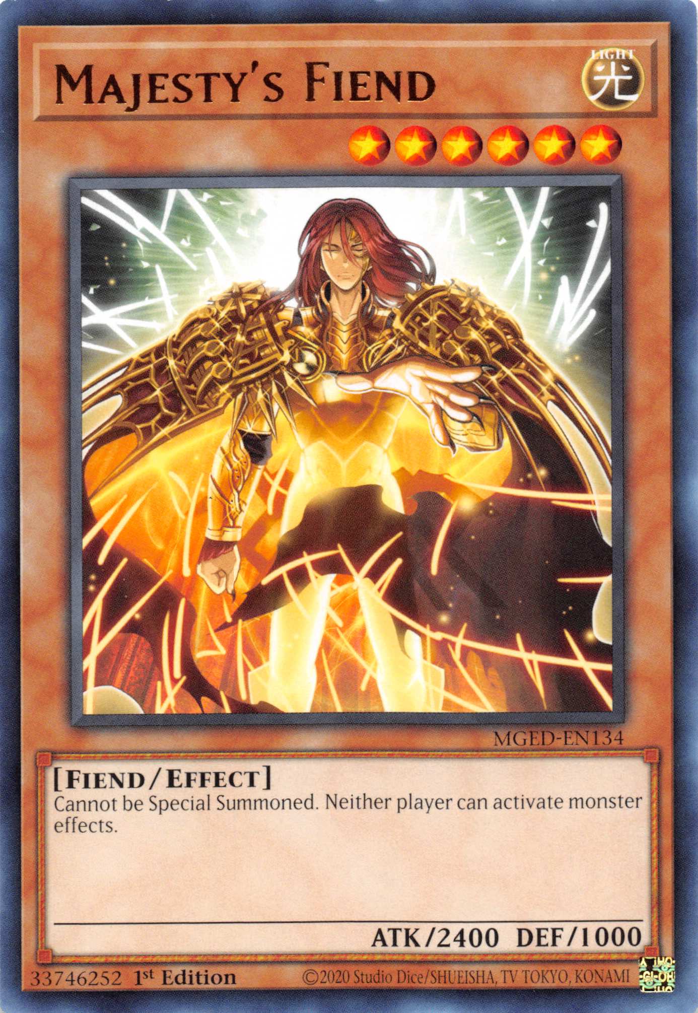 Majesty's Fiend [MGED-EN134] Rare | Gear Gaming Bentonville