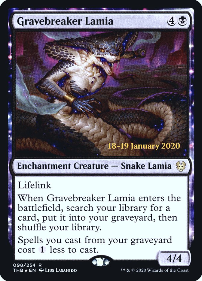 Gravebreaker Lamia [Theros Beyond Death Prerelease Promos] | Gear Gaming Bentonville