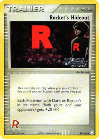 Rocket's Hideout (87/109) (Stamped) [EX: Team Rocket Returns] | Gear Gaming Bentonville