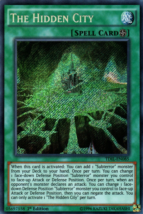 The Hidden City [TDIL-EN085] Secret Rare | Gear Gaming Bentonville