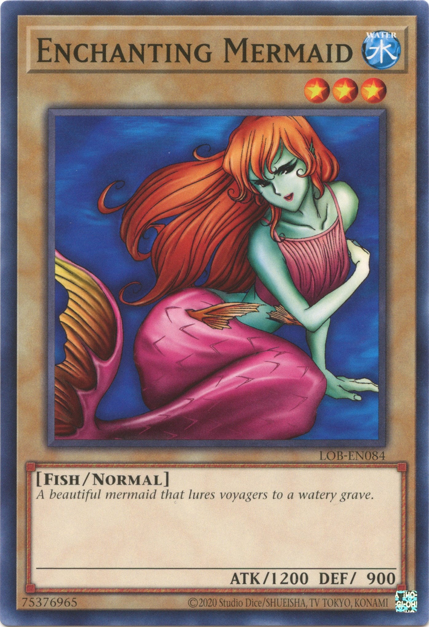 Enchanting Mermaid (25th Anniversary) [LOB-EN084] Common | Gear Gaming Bentonville