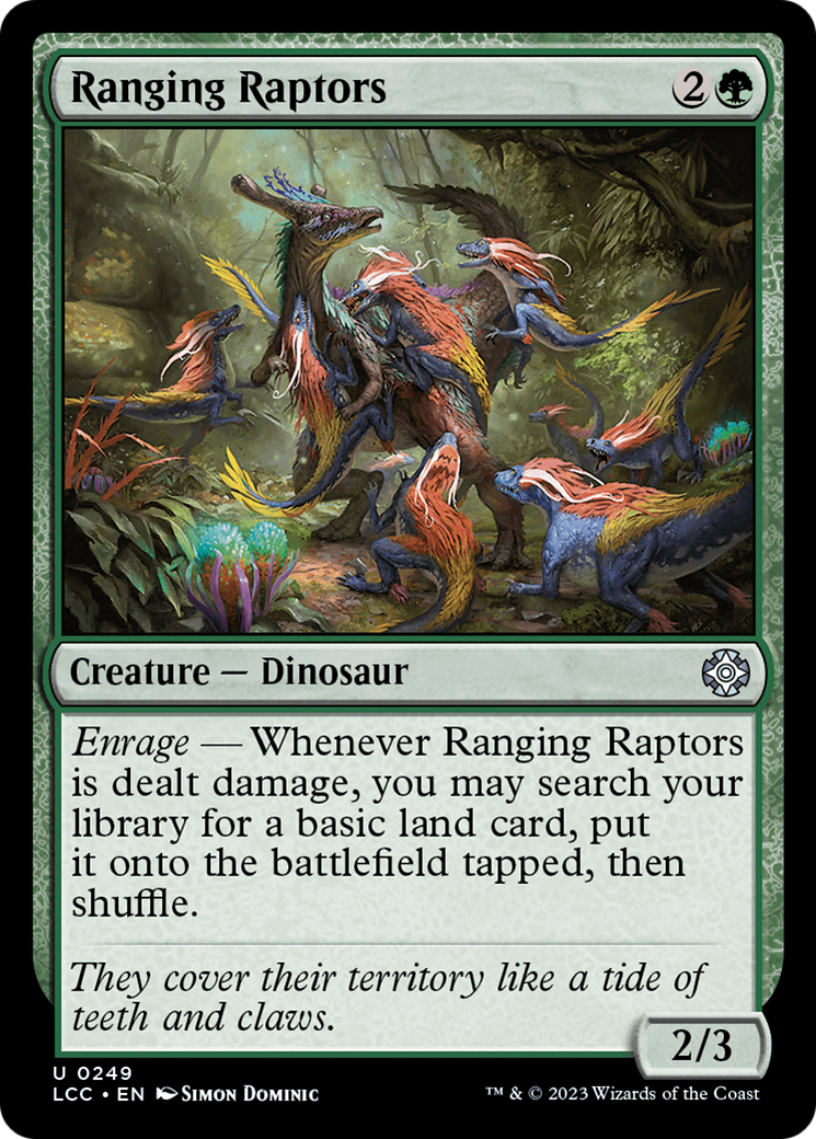 Ranging Raptors [The Lost Caverns of Ixalan Commander] | Gear Gaming Bentonville