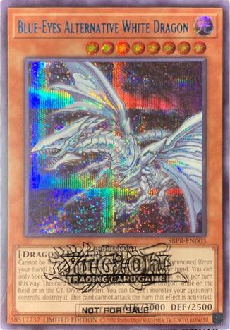 Blue-Eyes Alternative White Dragon [SBPR-EN003] Secret Rare | Gear Gaming Bentonville