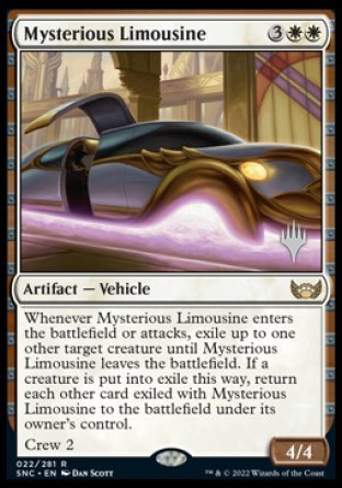 Mysterious Limousine (Promo Pack) [Streets of New Capenna Promos] | Gear Gaming Bentonville