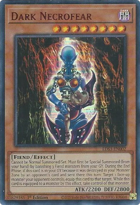 Dark Necrofear (Red) [LDS3-EN002] Ultra Rare | Gear Gaming Bentonville